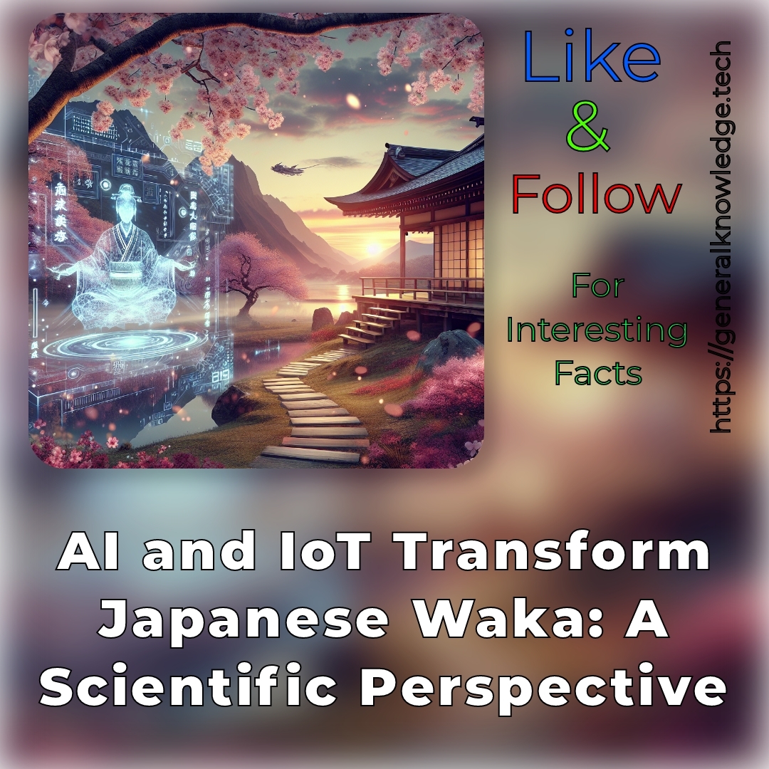 AI and IoT Transform Japanese Waka: A Scientific Perspective AI and IoT Transform Japanese Waka: A Scientific Perspective