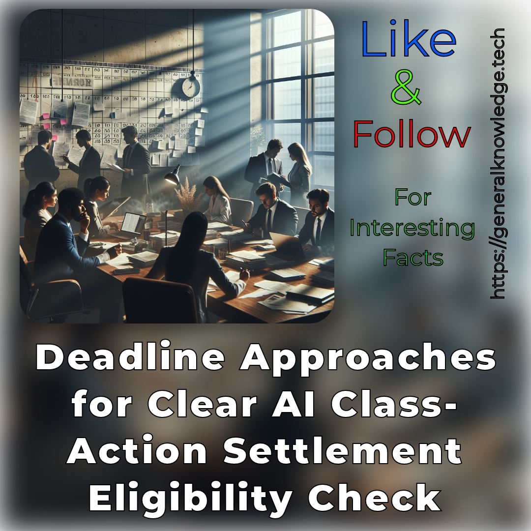 Deadline Approaches for Clear AI Class-Action Settlement Eligibility Check Deadline Approaches for Clear AI Class-Action Settlement Eligibility Check