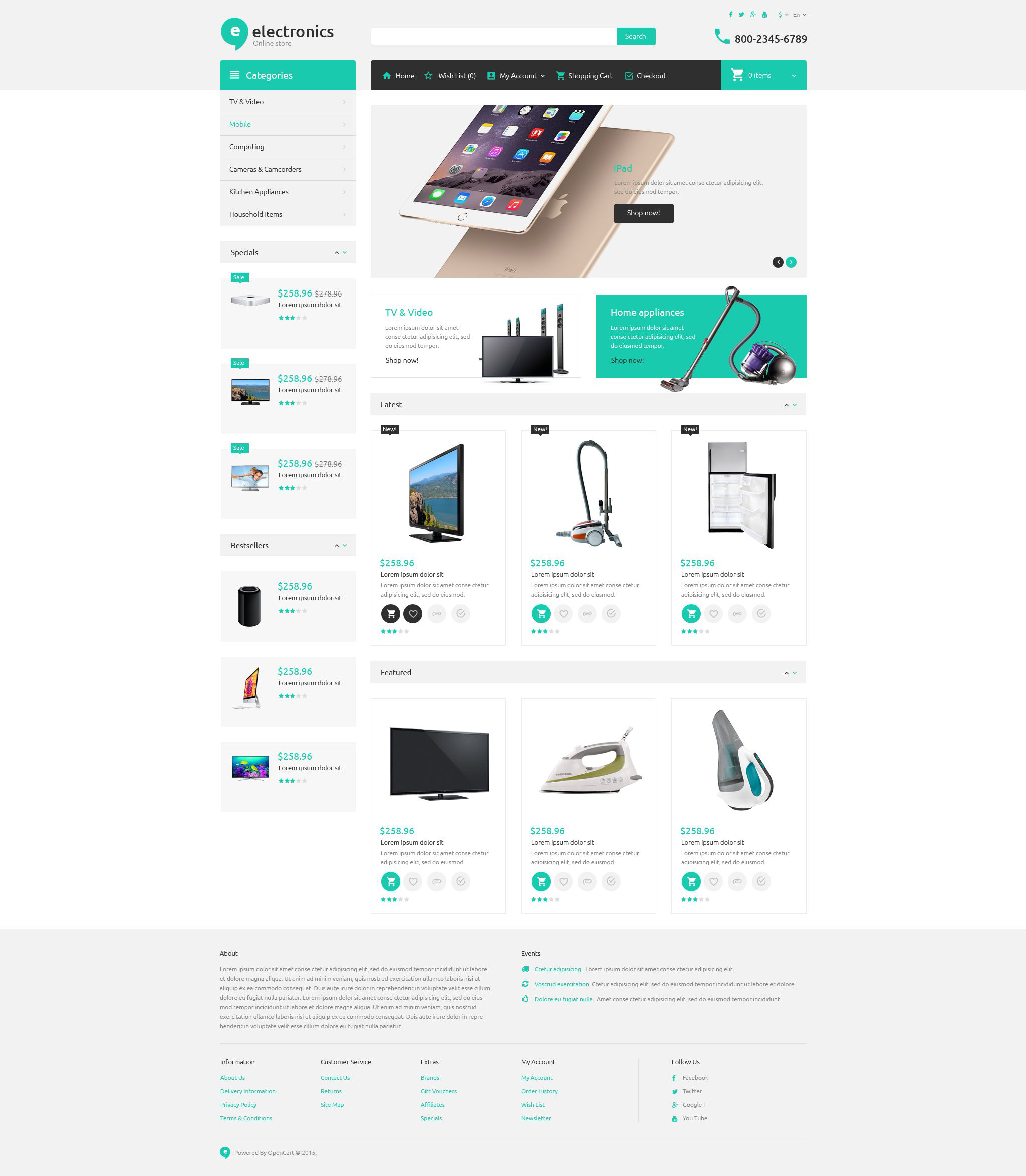 online electronics store