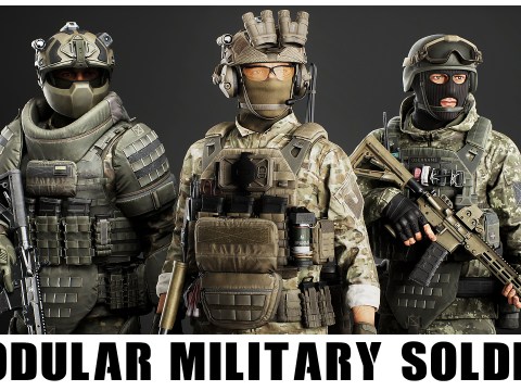 Modular Military Character (5.0+)VIP Modular Military Character (5.0+)VIP