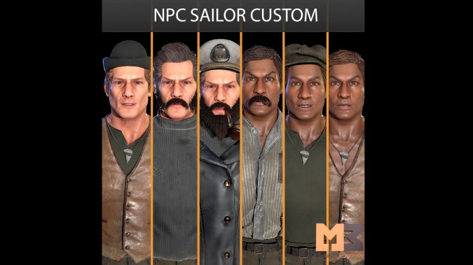 NPC Sailor (Adventure) UE4.18+VIP NPC Sailor (Adventure) UE4.18+VIP