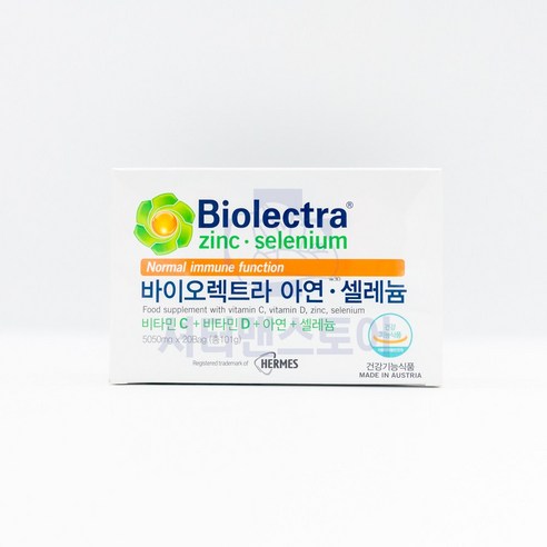 [약국용 정품] 바이오렉트라 아연 셀레늄 20포, 20정, 1개