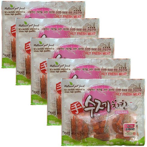 수제치킨 강아지 건조간식 150g, 어포치킨, 5개입
