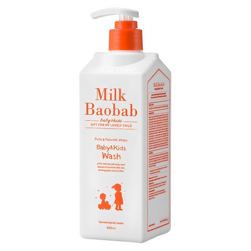 밀크바오밥 베이비 앤 키즈 바디 워시 풍선껌향, 500ml, 1개