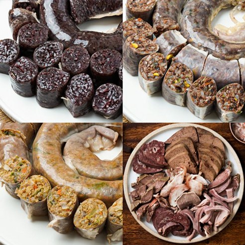 미미의 밥상 [HACCP인증] 전라도 찰순대 2kg 외 골라담기, 찰순대 1kg+내장모듬 1kg (총 2kg)