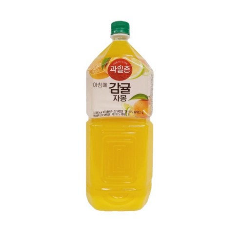해태 과일촌 아침에 감귤자몽, 8개, 2L