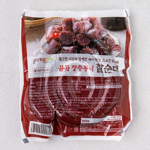 곰곰 장충동식 찰순대, 1.5kg, 6개