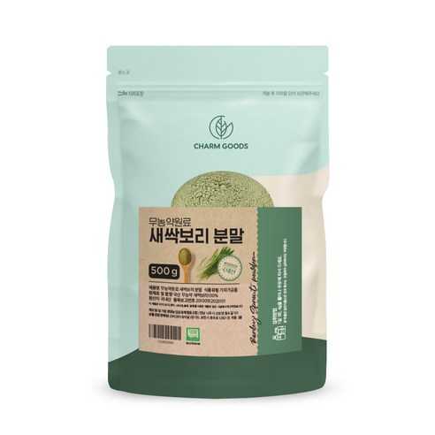 바른건강 국산 나주 무농약원료 새싹보리 분말 500g 팩, 2개