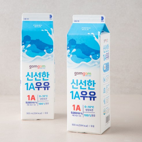 곰곰 신선한 우유, 900ml, 1개