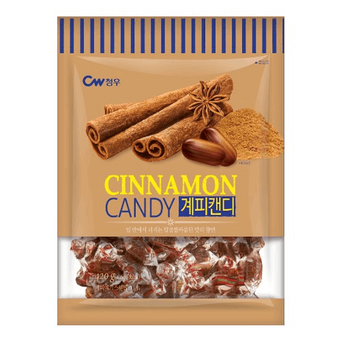 청우 계피맛캔디 420g, 5개