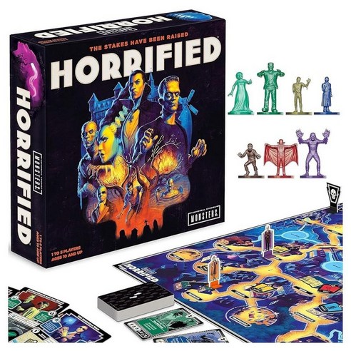 라벤스부르거 Ravensburger 호러파이드 유니버설 몬스터 전략 보드 게임 대상 연령 10세 이상 234996, JAWS