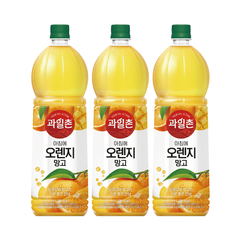 과일촌 아침에 오렌지망고 1.5L, 4개