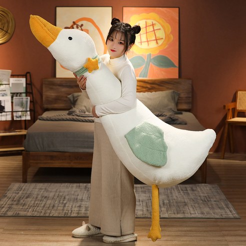 Efonia 대형 바디필로우수면 유니콘 바디필로우, 왕백거위