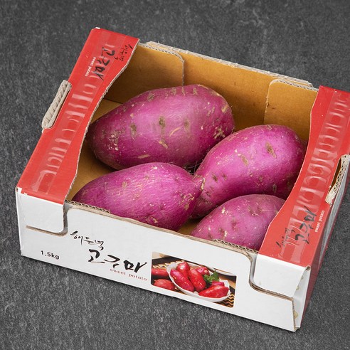 해들녘 무농약 고창황토 고구마, 1.5kg(특상), 4개