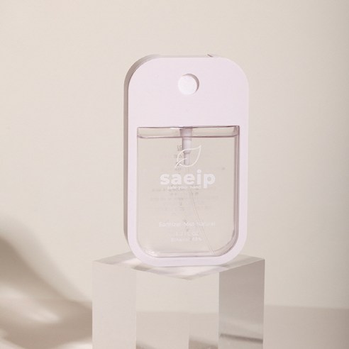 맥시멀라이프 x 새잎 휴대용 손소독제 스프레이 선물용 네추럴, 40ml, 6개