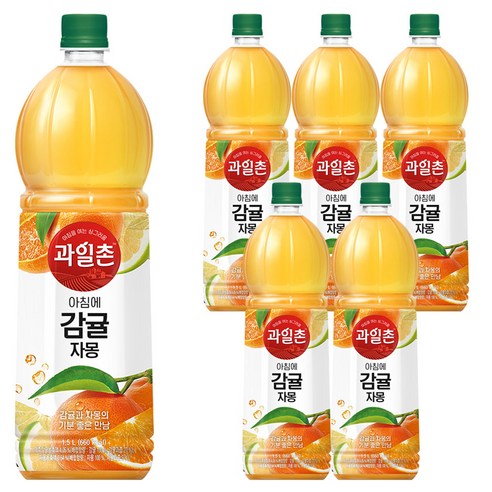 해태 과일촌 아침에 감귤자몽, 13개, 2L