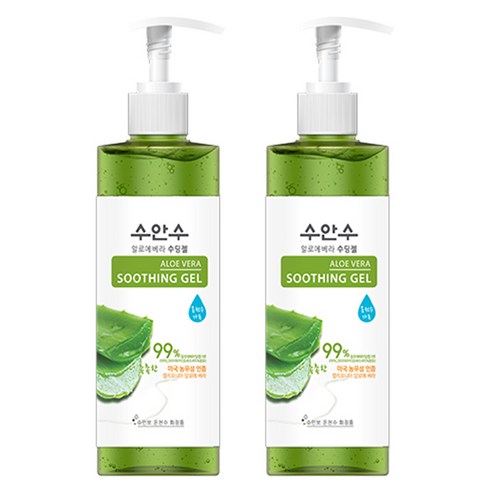에네스티 알로에베라 수딩젤 펌프형, 400ml, 1개