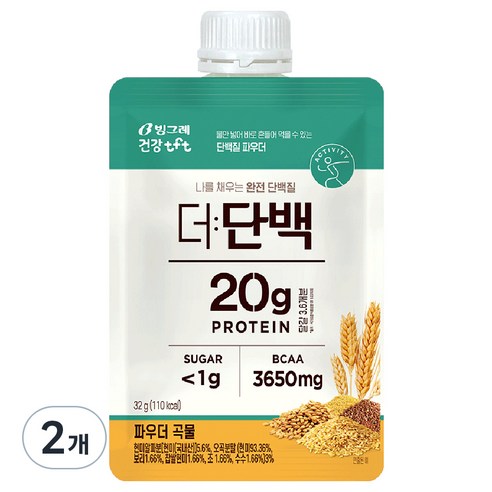 빙그레 더단백 파우더 단백질 쉐이크 파우더 곡물, 224g, 1개