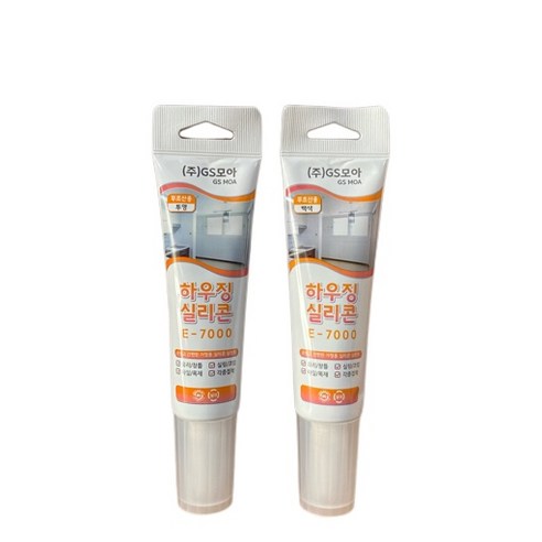 INVEN* GS모아 쥬브 튜브 실리콘 100ml ( 하우징 무초산 항균홈 바이오 내열 고온 ) 가정 DIY 욕실 곰팡이 욕실 주방 틈새 창틀 보수 보일러@안전2중포장@, 하우징(무초산)-투명, 1개