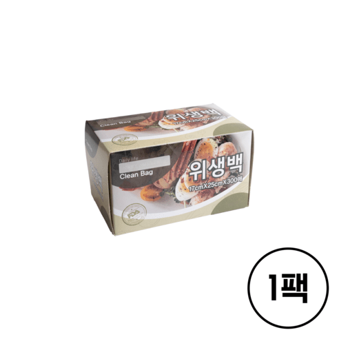 나름살림 위생백, 1팩, 300매입, 소(S)