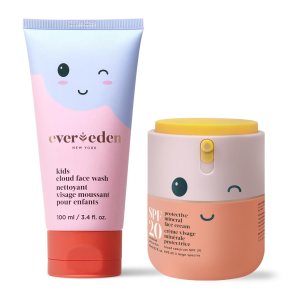 Kids Happy Morning DUO: Clean & Vegan Skin Care for Kids Bundle | Kids Skin Care Cloud Face Wash + SPF 20 Mineral Face Cream | Non-Toxic | Non-Comedogenic | Fun | Easy-to-Use Skincare for Kids Kids Happy Morning DUO: Clean & Vegan Skin Care for Kids Bundle | Kids Skin Care Cloud Face Wash + SPF 20 Mineral Face Cream | Non-Toxic | Non-Comedogenic | Fun | Easy-to-Use Skincare for Kids