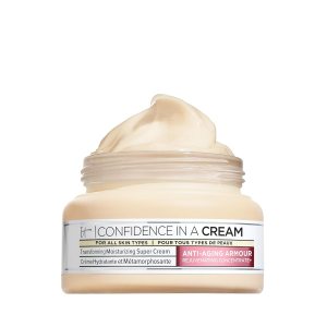 IT Cosmetics Confidence in a Cream Anti Aging Face Moisturizer – Visibly Reduces Fine Lines, Wrinkles & Signs of Aging Skin in 2 Weeks, 48HR Hydration with Hyaluronic Acid, Niacinamide IT Cosmetics Confidence in a Cream Anti Aging Face Moisturizer – Visibly Reduces Fine Lines, Wrinkles & Signs of Aging Skin in 2 Weeks, 48HR Hydration with Hyaluronic Acid, Niacinamide