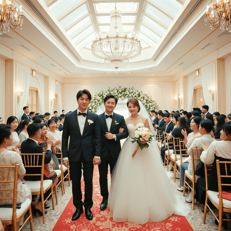 Inside the Wedding of Kim Ji-min and Kim Jun-ho! Everything from the Aisle to the 1,200 Guests Inside the Wedding of Kim Ji-min and Kim Jun-ho! Everything from the Aisle to the 1,200 Guests