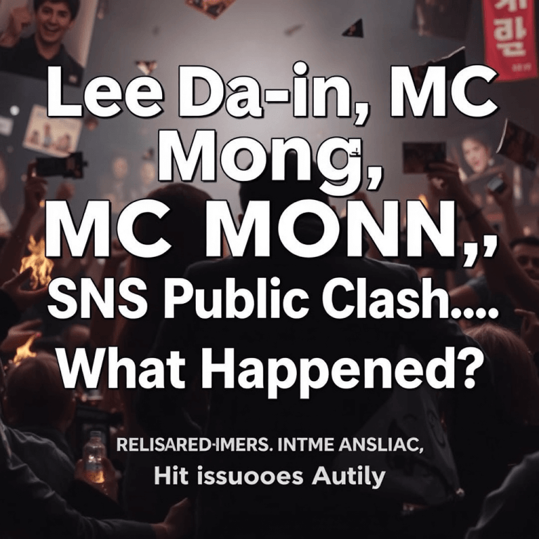Actress Lee Da-in and MC Mong engage in a public clash on social media… What happened? | Analysis of Hot Issues in the Entertainment Industry Actress Lee Da-in and MC Mong engage in a public clash on social media… What happened? | Analysis of Hot Issues in the Entertainment Industry