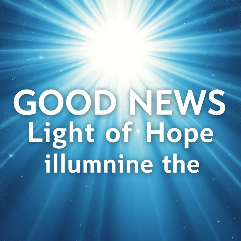 Good News: The Light of Hope that Illuminates the World! Five Reasons Why You Need to Know Right Now Good News: The Light of Hope that Illuminates the World! Five Reasons Why You Need to Know Right Now