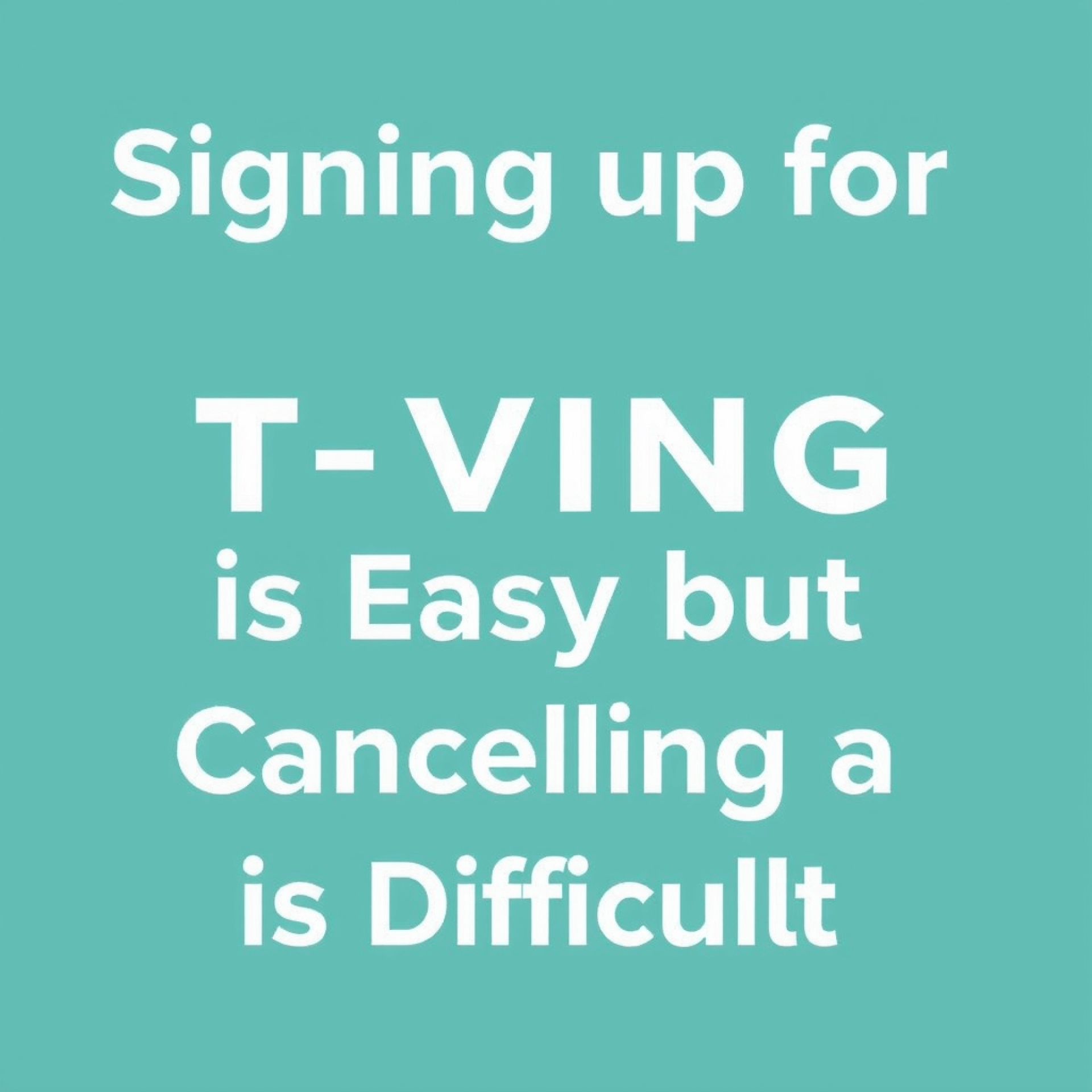 Why is it so easy to subscribe to Tving but so difficult to unsubscribe? Why is it so easy to subscribe to Tving but so difficult to unsubscribe?