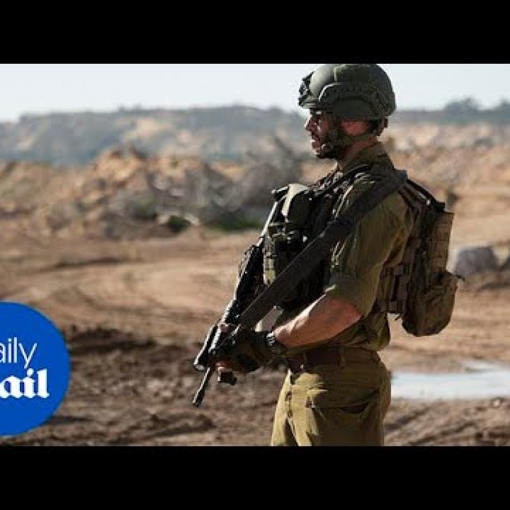 Israeli forces target Hamas terrorists in Gaza with missile launchers and heavy machine gunfire Israeli forces target Hamas terrorists in Gaza with missile launchers and heavy machine gunfire