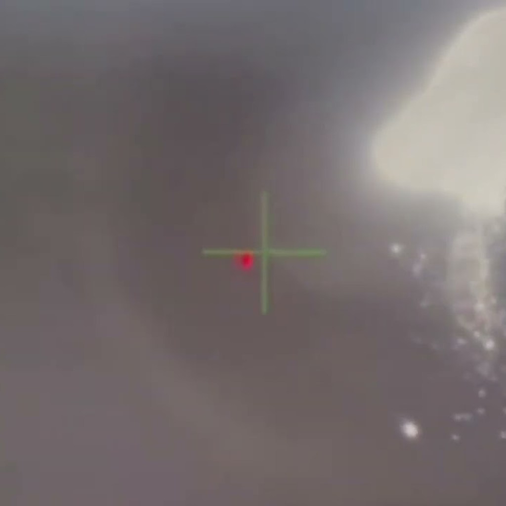 The moment of the downing of an enemy UAV of the “Shahed” type on the night of December 21, 2023 The moment of the downing of an enemy UAV of the “Shahed” type on the night of December 21, 2023