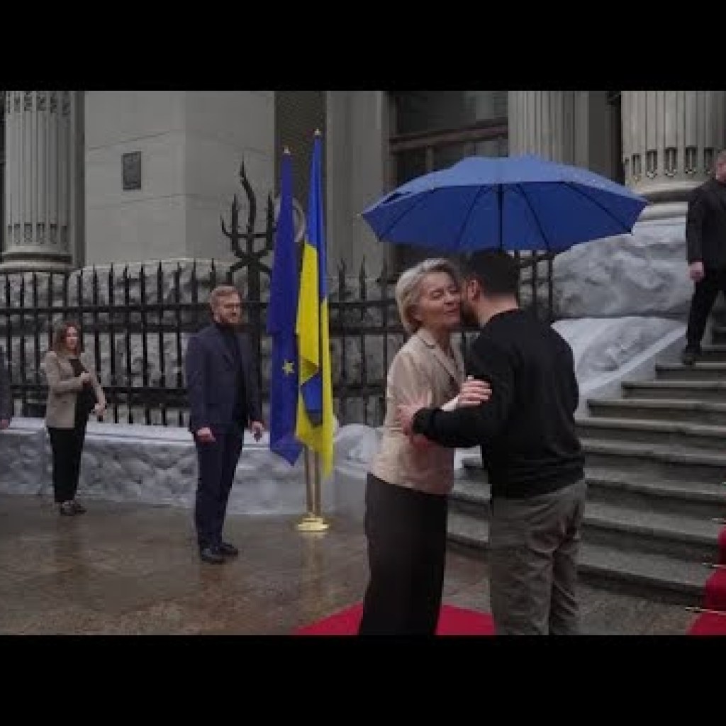 Von der Leyen hails Kyiv’s ‘excellent progress’ in EU accession efforts Von der Leyen hails Kyiv’s ‘excellent progress’ in EU accession efforts