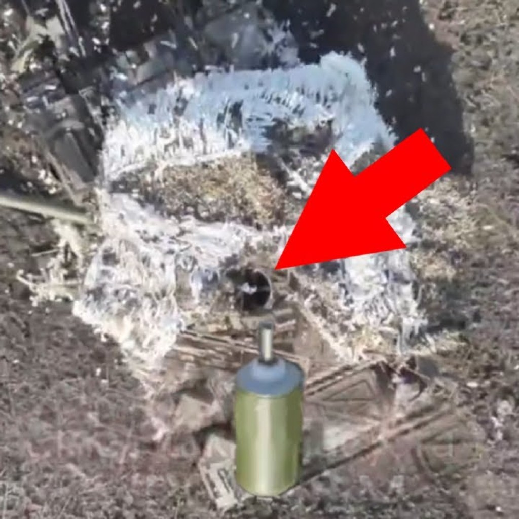 Thermobaric Grenade Destroy T-72B3 With Huge Cope Cage Thermobaric Grenade Destroy T-72B3 With Huge Cope Cage