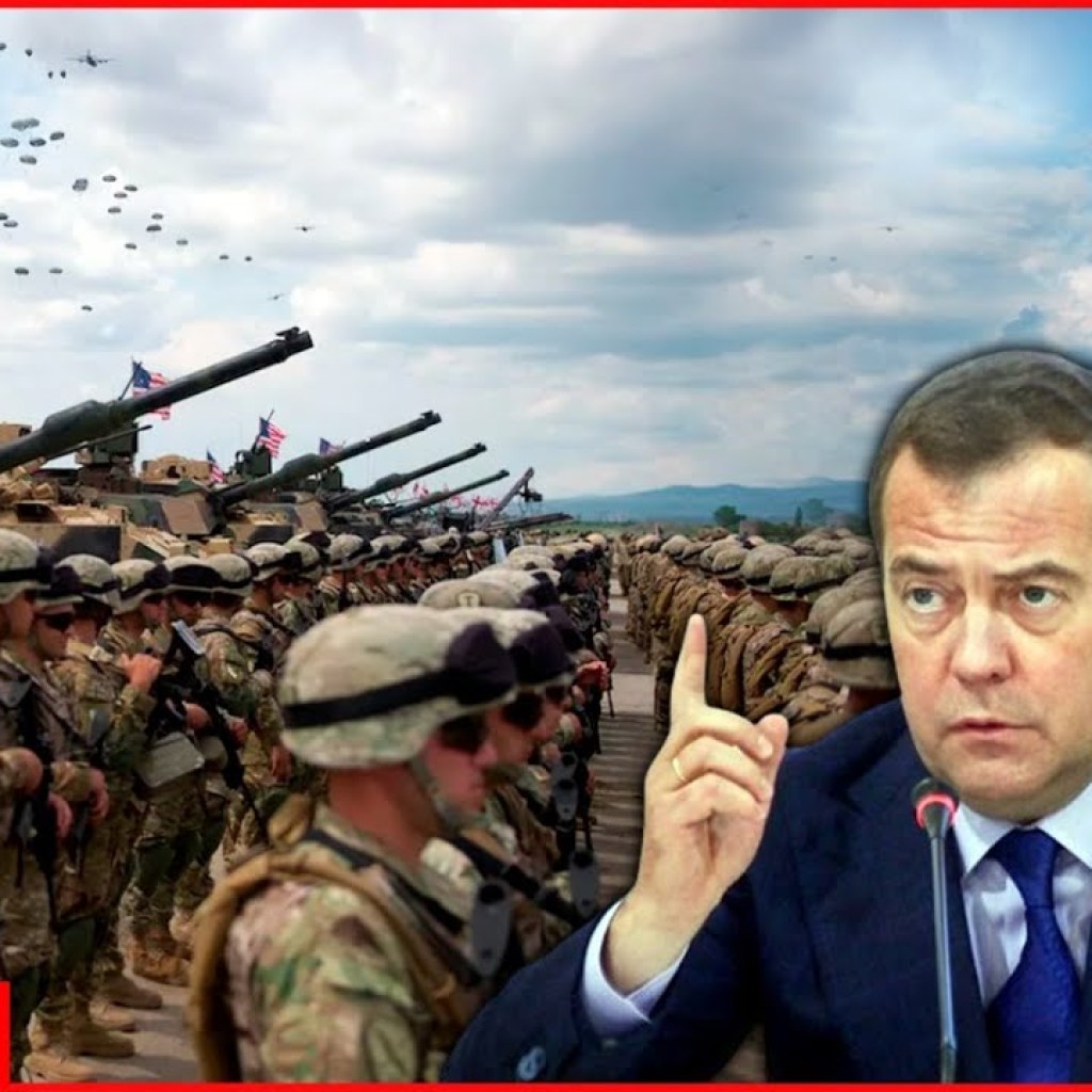 Medvedev threatens US and NATO with World War Three Medvedev threatens US and NATO with World War Three