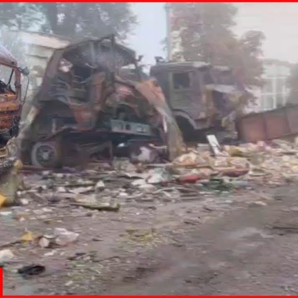 ”Building collapsed, equipment burned, soldiers died” -Footage of Russian headquarters hit by Himars ”Building collapsed, equipment burned, soldiers died” -Footage of Russian headquarters hit by Himars