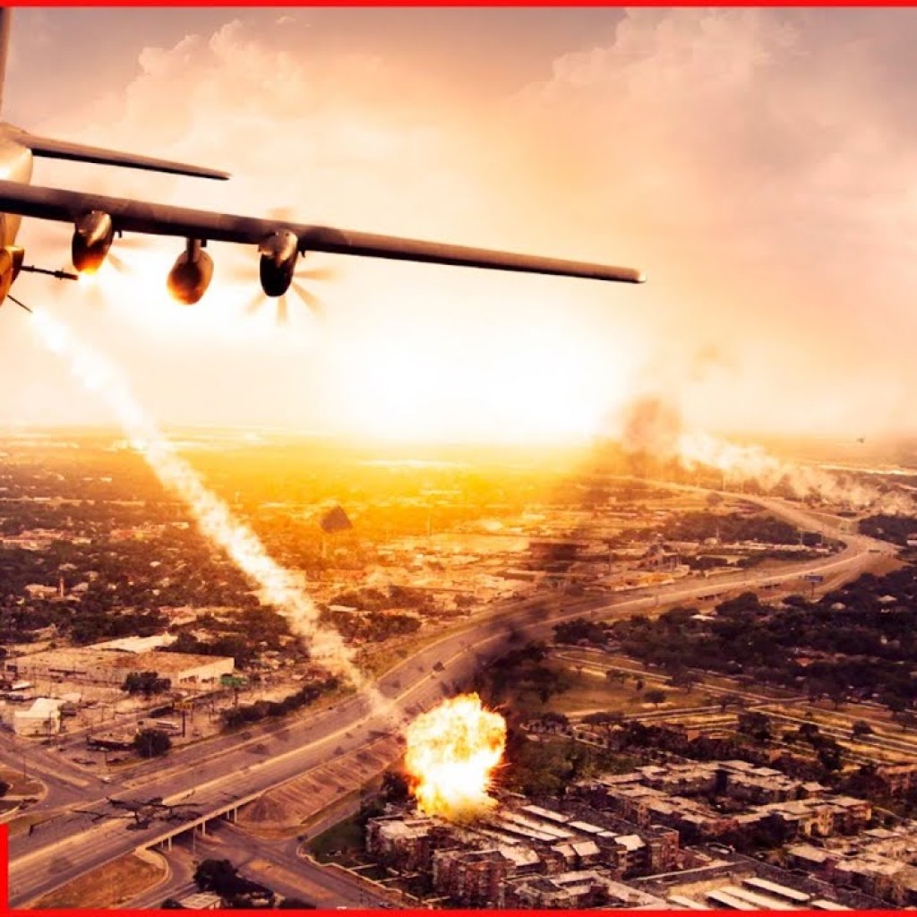 US forces hit a militant base in Iraq with an AC-130 gunship US forces hit a militant base in Iraq with an AC-130 gunship