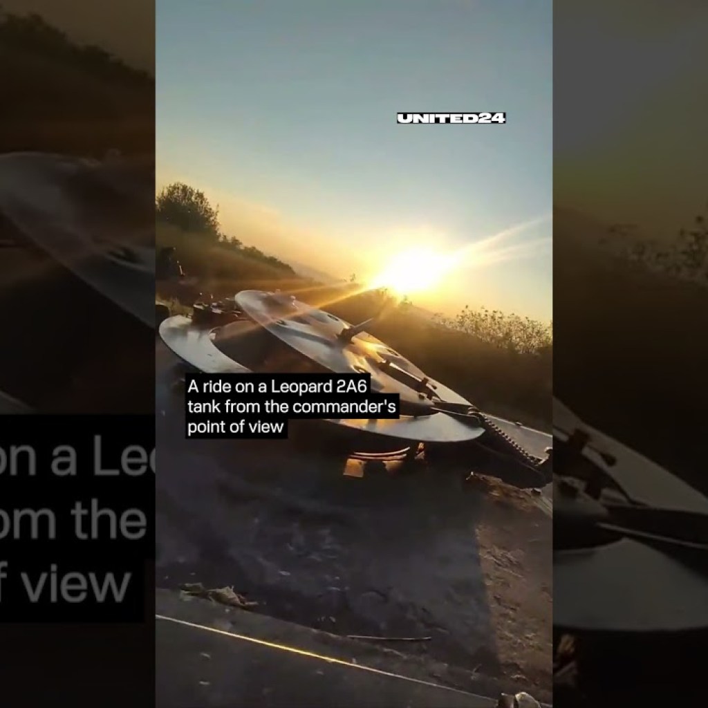 A ride on a Leopard 2A6 tank from the commander’s point of view #warinukraine #counteroffensive A ride on a Leopard 2A6 tank from the commander’s point of view #warinukraine #counteroffensive