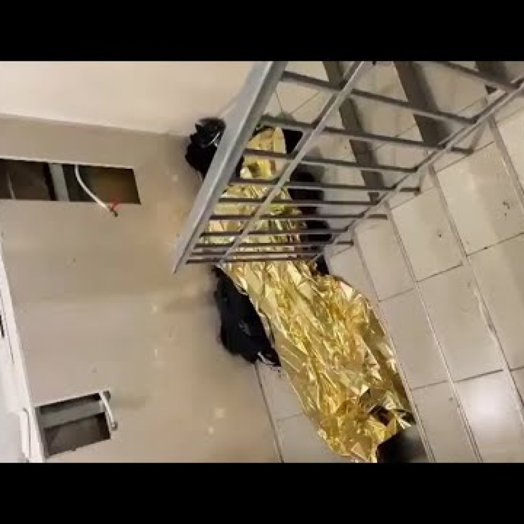 Kherson railway station in the first minutes after the Russian strike Kherson railway station in the first minutes after the Russian strike