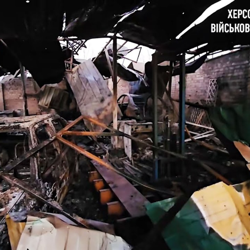 Kherson. The city survived a massive attack with MLRS and “Shahed” Kherson. The city survived a massive attack with MLRS and “Shahed”