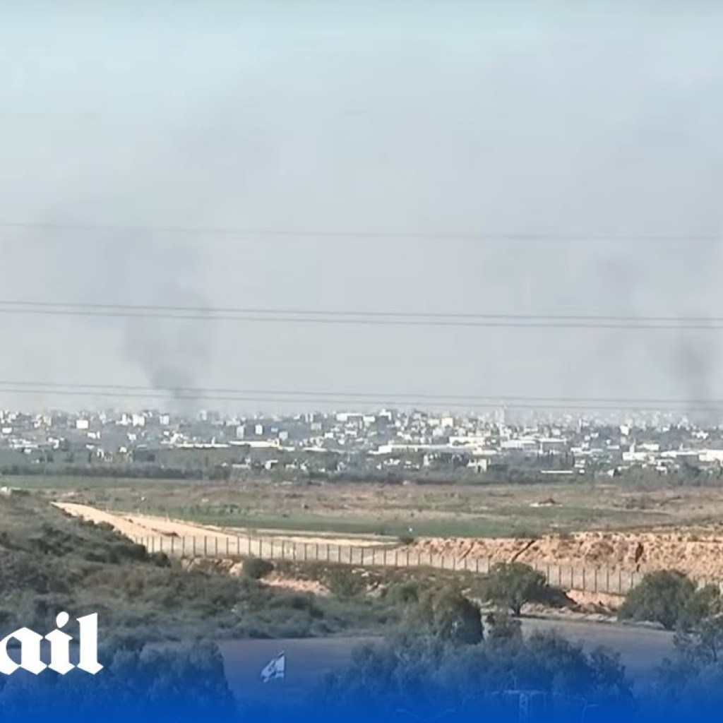 LIVE: View over Israel-Gaza border as seen from Israel LIVE: View over Israel-Gaza border as seen from Israel