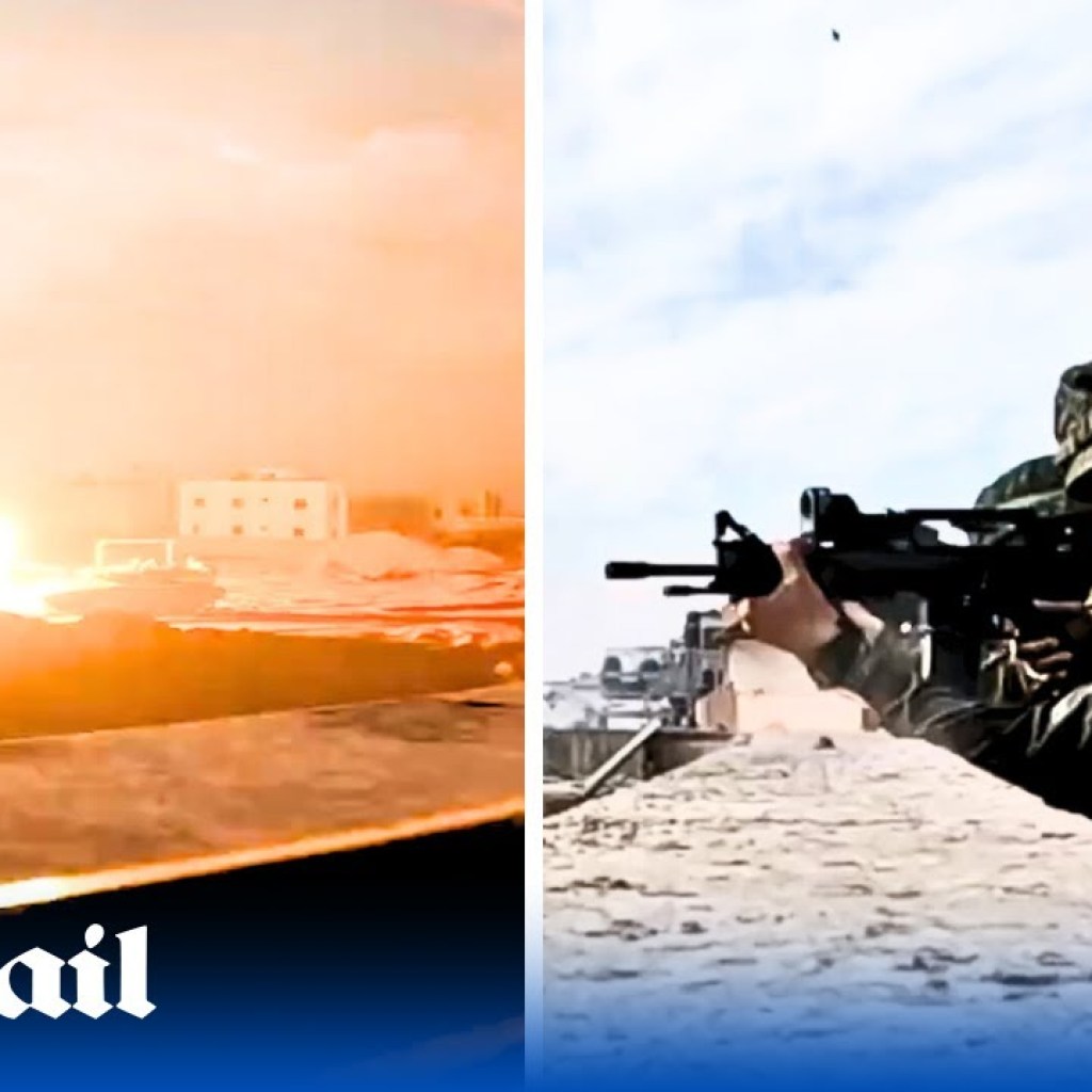 IDF storm Gaza with grenade launchers and machine guns as they find Hamas tunnel hidden in a mosque IDF storm Gaza with grenade launchers and machine guns as they find Hamas tunnel hidden in a mosque