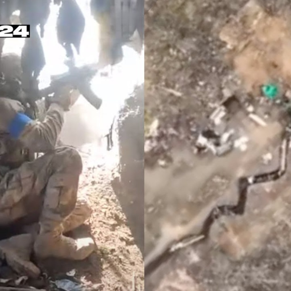 Battles for the Railroad to Bakhmut. Trenсh Warfar. Assault. First Person Shooter Battles for the Railroad to Bakhmut. Trenсh Warfar. Assault. First Person Shooter