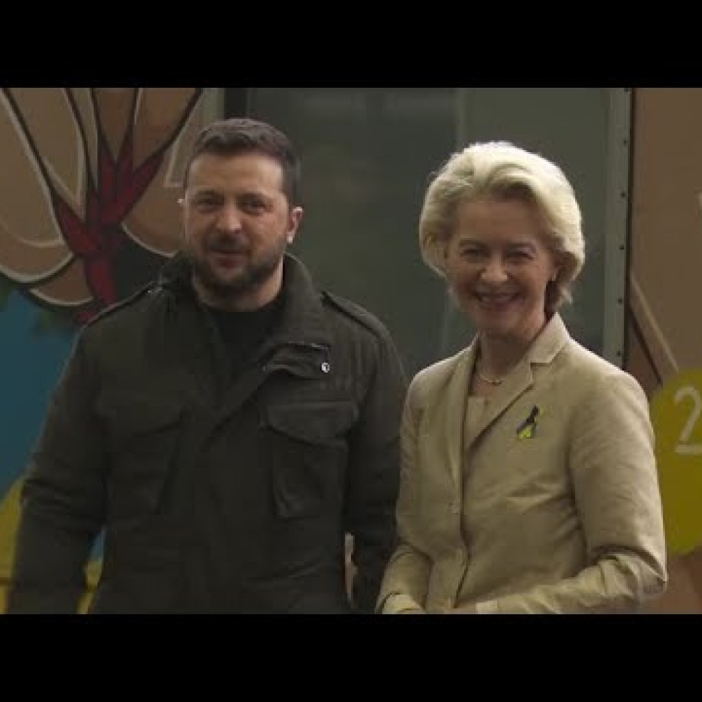 EU’s von der Leyen visits Kyiv ahead of report on accession progress EU’s von der Leyen visits Kyiv ahead of report on accession progress