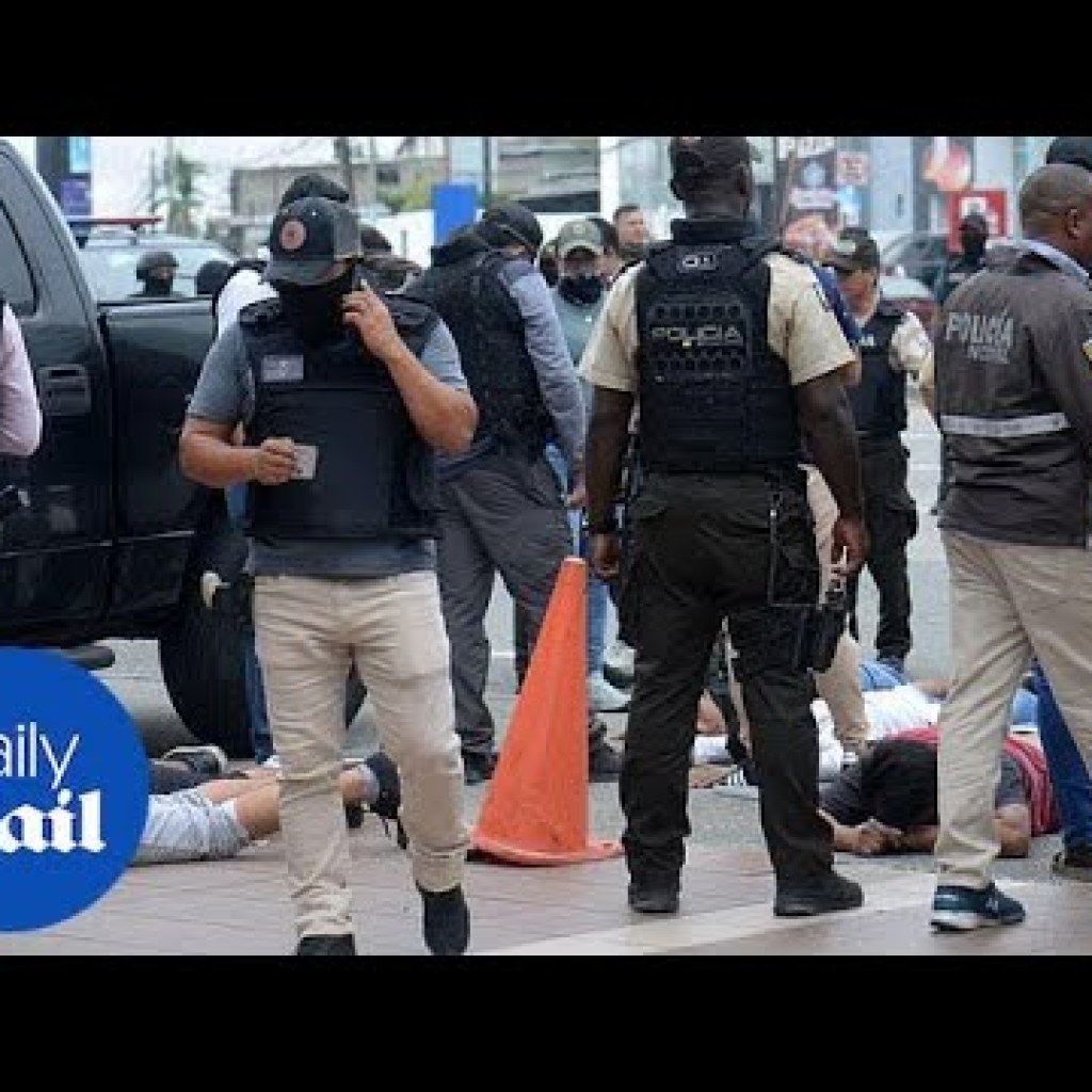 Ecuador gunmen arrested after storming television studio live on air Ecuador gunmen arrested after storming television studio live on air