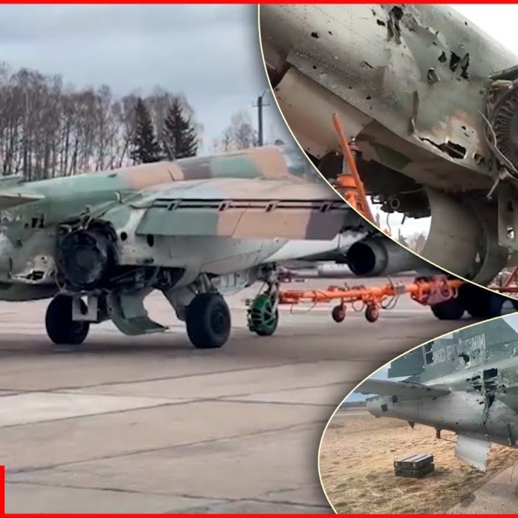 Ukrainian Armed Forces destroyed four Russian Su-25 aircrafts within a week Ukrainian Armed Forces destroyed four Russian Su-25 aircrafts within a week