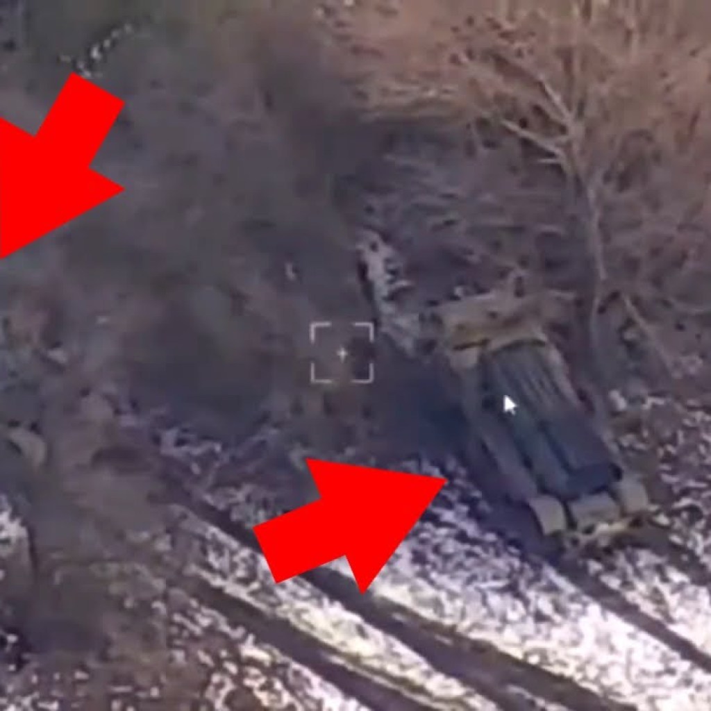 Two BM-27 Uragan Destroyed By Precision Strike Two BM-27 Uragan Destroyed By Precision Strike