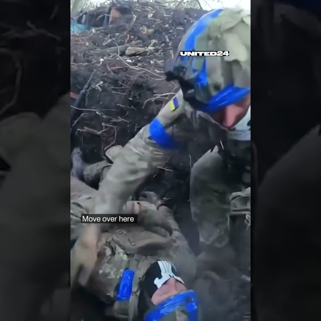 Intense first-person footage revealed the brutal reality of trench-fighting in Ukraine #shorts Intense first-person footage revealed the brutal reality of trench-fighting in Ukraine #shorts
