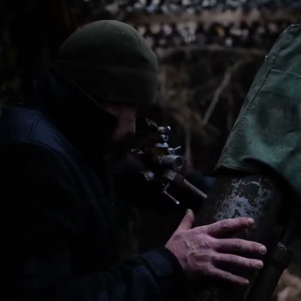 The mortar calculation of the 3rd separate battalion “Volyn” of the UDA is working The mortar calculation of the 3rd separate battalion “Volyn” of the UDA is working