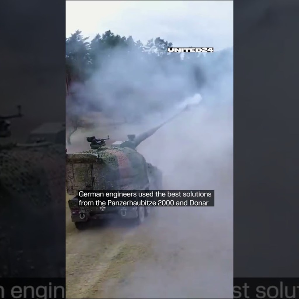 Latest ?? German-made RCH 155 self-propelled artillery system in Ukraine ?#warinukraine #shorts Latest ?? German-made RCH 155 self-propelled artillery system in Ukraine ?#warinukraine #shorts